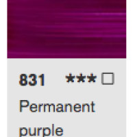 831 Permanent purple (μωβ σταθερό) - 250ml